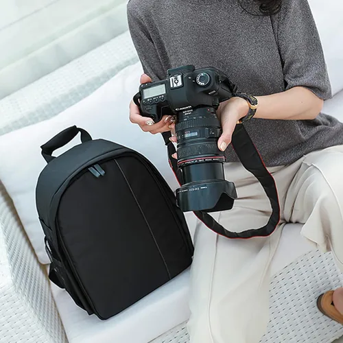 Vista 7 de Mochila para cámara profesional para cámara DSLR/SLR sin espejo, mochila de fotografía para mujeres y hombres, fotógrafos, funda para cámara