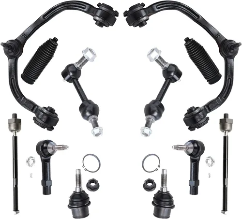 Vista 69 de Detroit Axle - Kit de extremo delantero para Hyundai Sonata XG350 XG300 Kia Optima, 2 brazos de control superiores con juntas de bola, 2 brazos