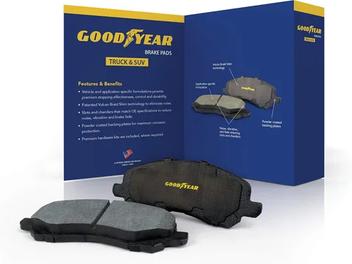 Vista 2 de Goodyear Frenos GYD1194 Pastillas de freno traseras de cerámica de carbono para Cadillac Escalade 20-07, Escalade ESV 20-07, Escalade EXT 13-07