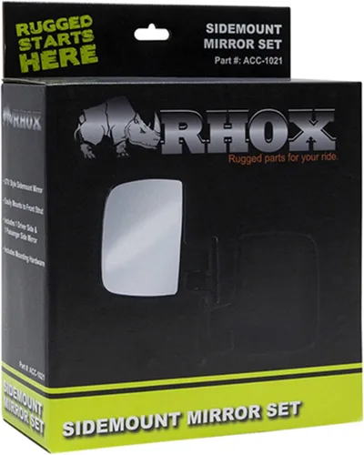 Vista 6 de Red Hawk ACC-1021 Mirror Set carros de golf