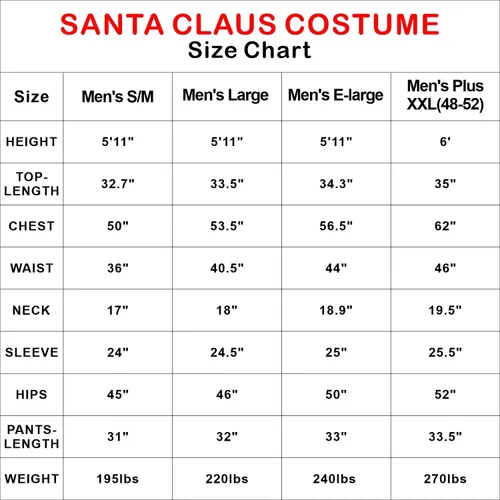 Vista 7 de Lingway Toys Disfraz de Mr Santa Claus para adultos, parte superior de Papá Noel, pantalones, sombrero, botas, cinturón, barba, guantes, todo