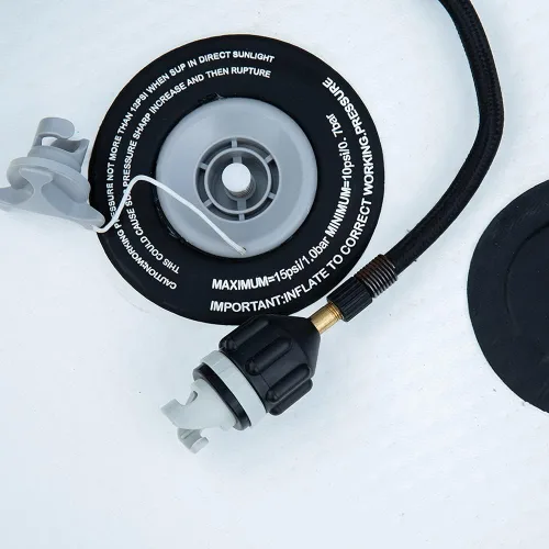 Vista 5 de Adaptador de bomba de SUP para barco inflable y válvula de cometa/Boston, adaptador de válvula de aire convencional estándar para bomba de aire