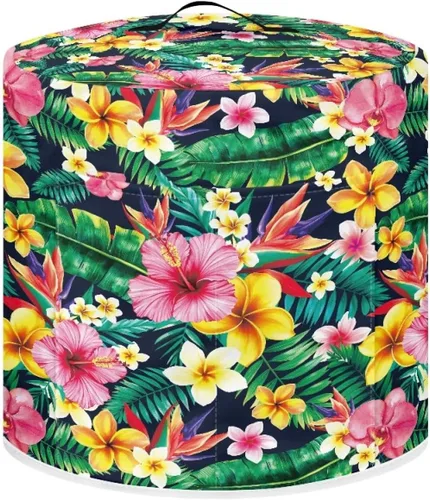 Vista 36 de Suobstales Cubierta antipolvo con estampado de girasol para olla instantánea de 6 cuartos de galón, diseño de nota musical, cubierta de olla a Nota