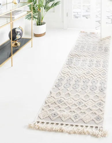 Vista 9 de Unique Loom Arlo Collection Alfombra de área - Lenny (rectangular 2' 0" x 3' 0", carbón/marfil)