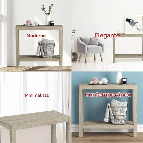 Vista 6 de Safdie & Co - Mesa de entrada de granja color gris pardo oscuro, mesas de consola para entrada, uso como mesa de entrada, escritorio de pasillo