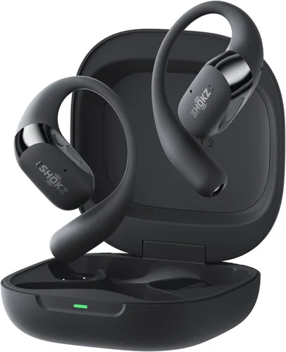 Vista 14 de SHOKZ OpenFit 2 Auriculares de Oreja Abierta, Auriculares Inalámbricos Bluetooth Verdaderos con Micrófono, Auriculares con Gancho para la Oreja