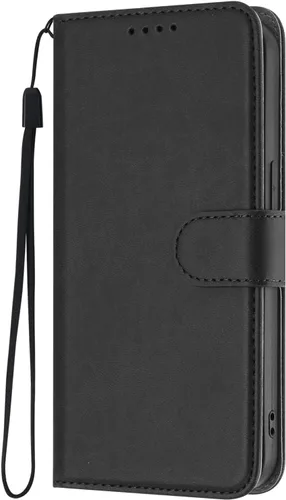 Vista 7 de Funda compatible con Sony Xperia 1 VI Cierre Magnético Billetera Ranura Tarjeta Flip Kickstand Case Negro