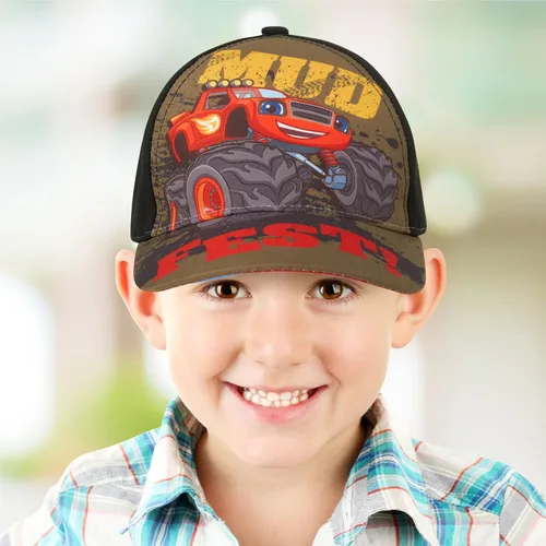 Vista 4 de Nickelodeon Blaze The Monster Machines - Juego de 2 gorras de béisbol de algodón edades 2-4