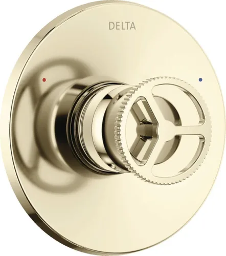 Vista 10 de Delta Faucet Trinsic Kit de moldura de válvula de ducha para sistemas de ducha dorados y grifos de ducha dorados, reemplazo de mango de ducha Delta