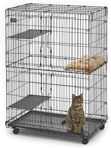 Vista 6 de MidWest Homes for Pets Estante de repuesto para gatos para corrales/jaula para gatos de Midwest Modelo 130 Negro