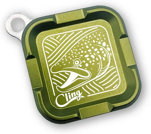 Vista 12 de Cling Fishing Products Mag Grab Mini – Soporte magnético compacto para moscas y organizador para pescadores (Brown Town, Negro)