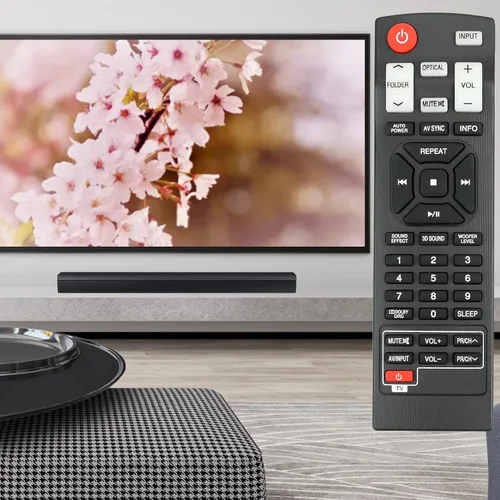 Vista 2 de AKB73575402 Reemplazo de control remoto para LG Sound Bar NB2420A NB2520A NB2530A NB3520A NB3530A NB3730A NB3531A NB3532A S33A1-D Sistema de barra