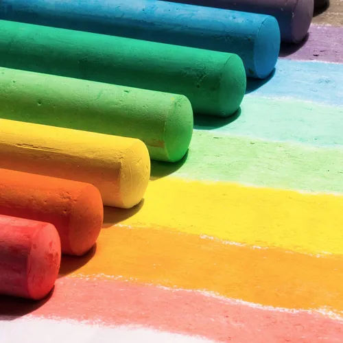 Vista 8 de Paquete de 180 tizas lavables para acera para niños, 20 colores no tóxicos, pintura de tiza jumbo a granel para actividades al aire libre de verano