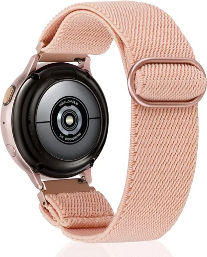 Vista 12 de TOYOUTHS Correa elástica de nylon de 20mm compatible con Samsung Galaxy Watch 7/6/5/4/FE/Active 2 de 40mm 44mm/Watch 6 Classic de 43/47mm/Watch 5