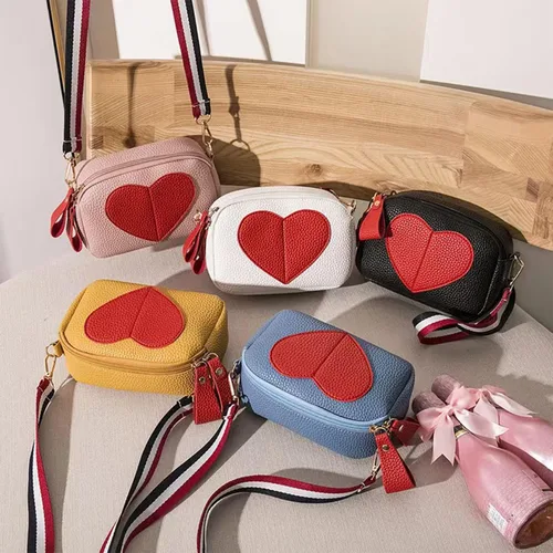 Vista 6 de Bolso cruzado para niñas pequeñas, regalo de cumpleaños con bolsa de regalo