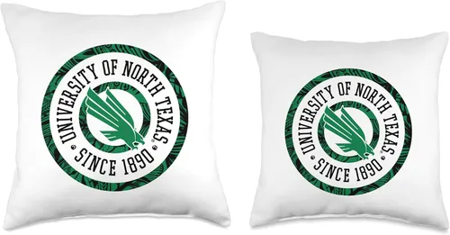 Vista 3 de License Champs NCAA University of North Texas Mean Green-1709EL07 - Almohada de tiro