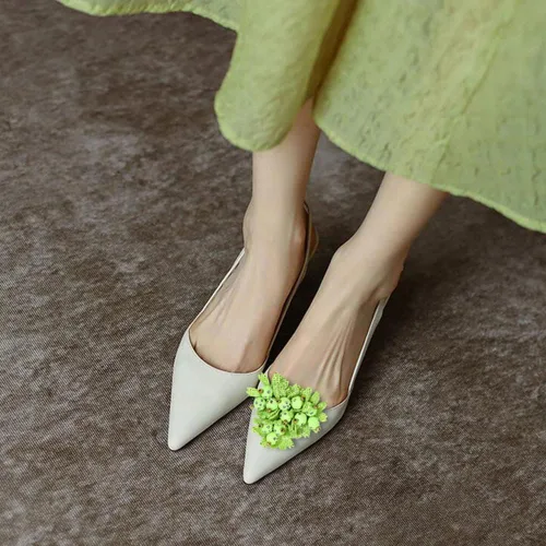 Vista 2 de Clips de zapatos con lazo para zapatos, hebilla desmontable para zapatos de boda, hebilla de zapatos para novia, decoración para bricolaje