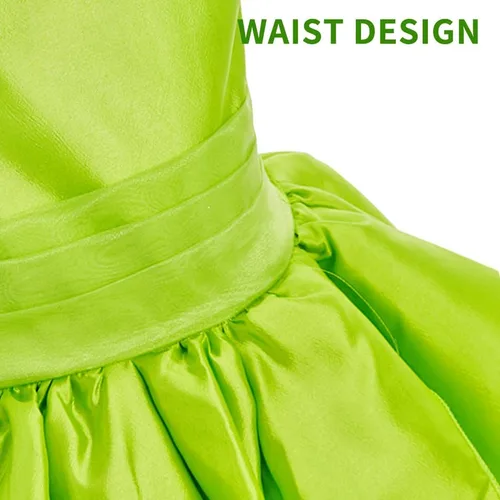 Vista 6 de Tinker - Disfraz de hada para niñas de 3 a 10 años, vestido de hada con alas y varita, ropa de Halloween, traje de fiesta de cumpleaños