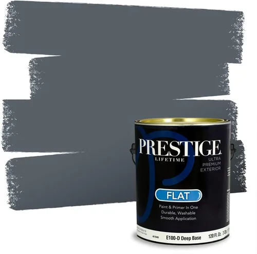 Vista 24 de Prestige Paints - 2 en 1, pintura base y pintura de exterior, E100-N-SW6988