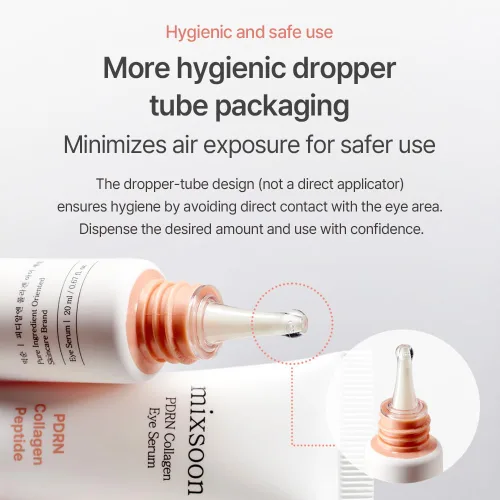 Vista 7 de mixsoon Suero de Colágeno PDRN para los Ojos - Suero Revividor para Bajo los Ojos con Fórmula Suave y Lisa para Piel Sensible Bajo los Ojos 20ml
