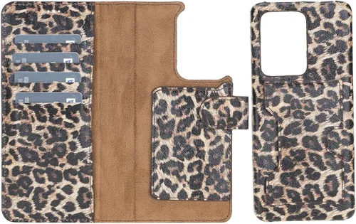 Vista 85 de Venito Florence - Funda de piel compatible con Samsung Galaxy S9, extra segura con bloqueo RFID, cartera desmontable para teléfono (gris decolorado)