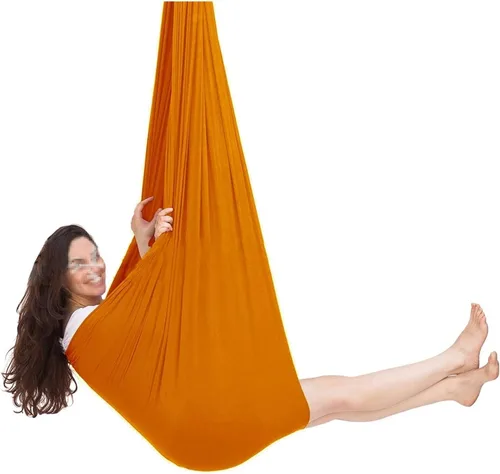 Vista 12 de Columpio sensorial para interiores con autismo y terapia para niños, hamaca colgante para niños y adolescentes con TDAH autista y Asperger