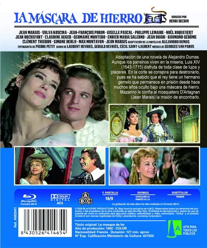 Vista 2 de La Máscara De Hierro (BD-R) (Le Masque De Fer) Blu-Ray