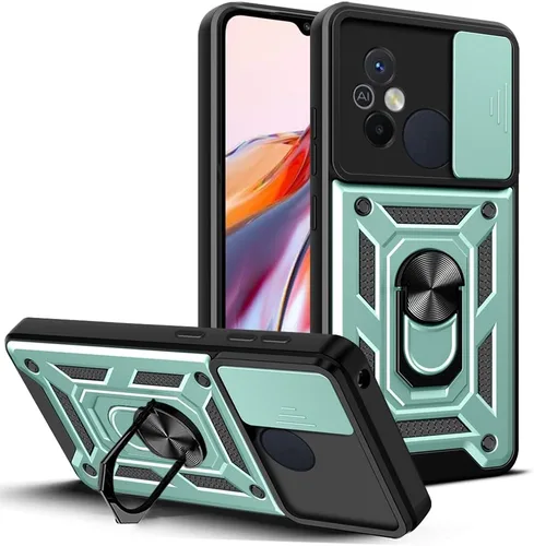 Vista 80 de Compatible con Tecno Camon 18P Bracket Shell, Slide Camera Lens Cover Case Azul