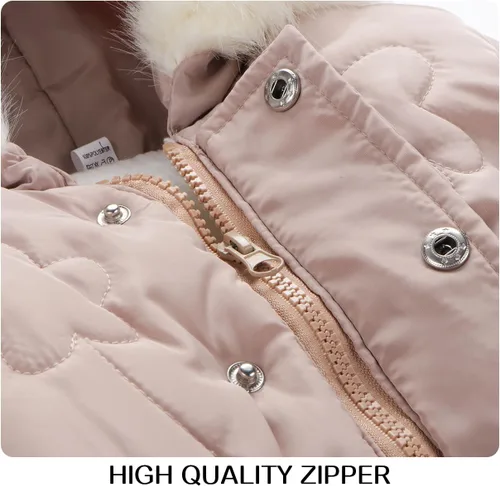Vista 4 de Toddler Fleece Jackets Winter outerwear Coat For Baby Girl Sweater Clothes
