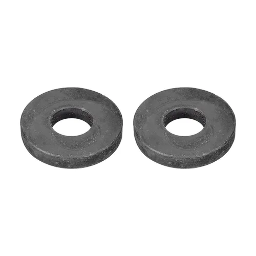 Vista 13 de Uxcell Arandela plana de acero al carbono para pernos M8, 10 piezas M8 x 16 x 1.5mm, aleación de acero negro oxidado de grado 8.8, sujetadores