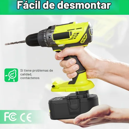 Vista 4 de TREE.NB Reemplazo de 8.0Ah 18V para batería Ryobi de 18 V de capacidad ultra alta compatible con batería Ryobi ONE+ de 18 V P102 P103 P104 P105 P106