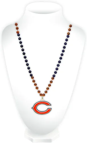 Vista 48 de Rico Industries NFL unisex-adult Team Logo Mardi Gras Style Beads