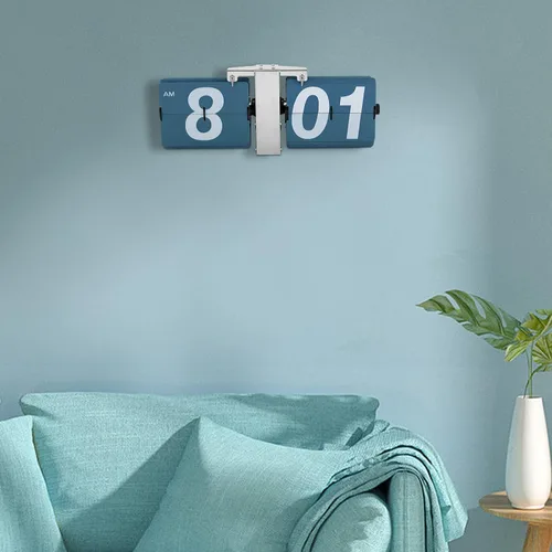 Vista 8 de Reloj con tapa de alta precisión, estilo retro, reloj de estante de escritorio, mecánico clásico, pantalla digital, reloj de pared alimentado por