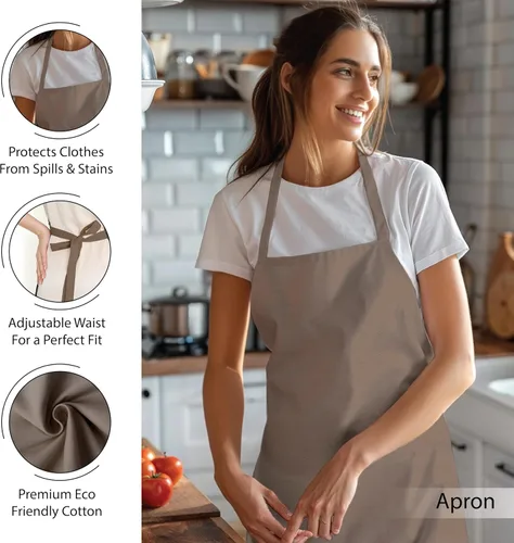 Vista 4 de Encasa XO Juego de toallas y paños de cocina Juego de 21 piezas de artículos esenciales de apartamento Manoplas de horno y soportes para ollas