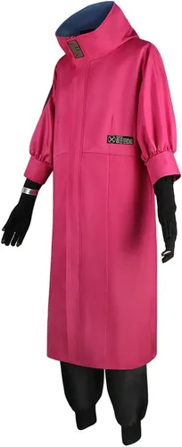 Vista 7 de Disfraz de Vash la estampida, capa de trinchera, traje para cosplay, uniforme de Halloween para hombre