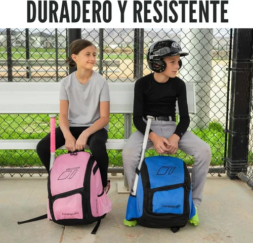 Vista 3 de Tonesport, Bolsa de Béisbol - Mochila para Béisbol, Sóftbol, T-Ball - Bolsa de Bate para Adultos y Jóvenes