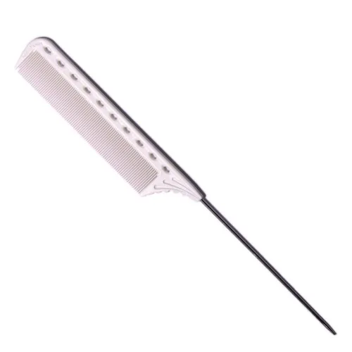 Vista 2 de YS Park Comb 122 - Cola extra larga, color blanco