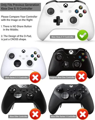 Vista 6 de 1 funda de silicona tallada con láser para Xbox One SX Controller (calaveras blancas) con empuñaduras exclusivas para el pulgar x 8
