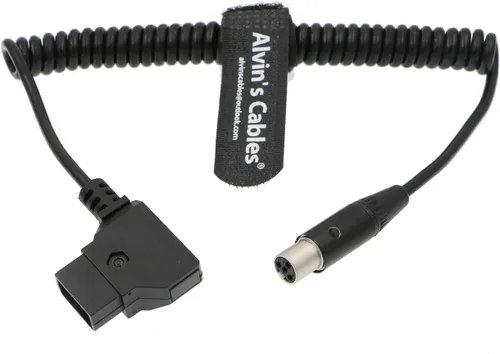 Vista 5 de Alvin's Cables 12V TV Lógica Monitor Cable de alimentación Mini XLR 4 Pin hembra a D Tap para cámaras Monitor