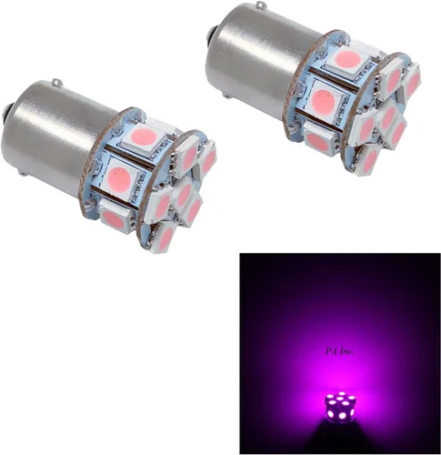Vista 17 de PA 2 bombillas LED azules 13SMD 1156 para señal de giro, marcador lateral