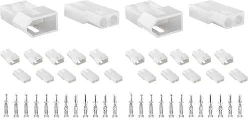 Vista 11 de JRready ST6415 Conectores estándar de pin y zócalo de 0.93 mm 2 circuitos (6 juegos combinados), 14-20 AWG, compatible con conector macho y hembra