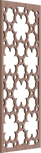 Vista 97 de 9 3/8"W x 24 3/8"H x 1/4"T Southgate Decorativos Paneles De Pared De Madera Calado, Abedul