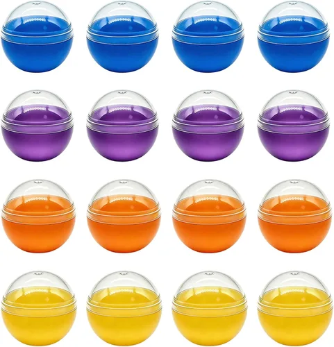 Vista 5 de 30 unids 28mm/1.1inch Round Capsules Clear Empty Vending Machine Cápsulas Contenedores para Máquinas de Gumball Transparente