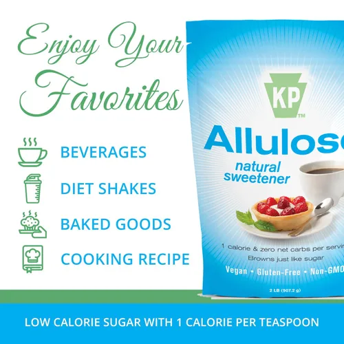 Vista 7 de Keystone Pantry - Edulcorante de alulosa, sustitutos de azúcar bajos en calorías y bajos en carbohidratos, sustituto natural del azúcar de alulosa