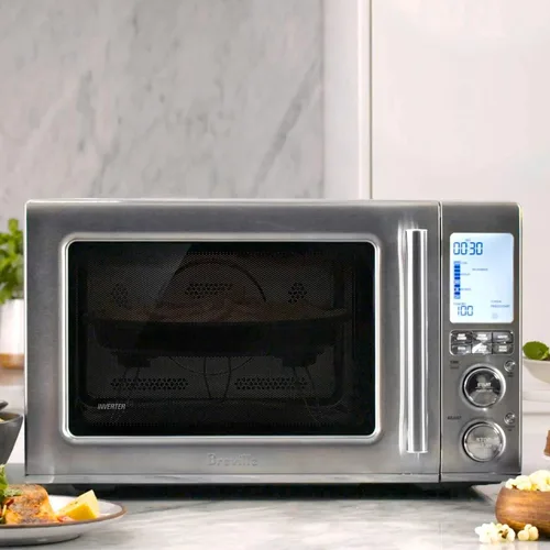 Vista 2 de Breville BMO870BSS Combi Wave 3 en 1, acero inoxidable cepillado