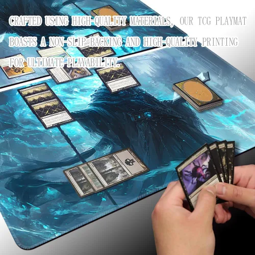 Vista 4 de Juego de mesa MTG de 14 x 24 pulgadas, compatible con OCG CCG RPG TCG Playmats (Call of Death)