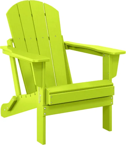 Vista 57 de WO Home Furniture Laguna Silla plegable Adirondack de polietileno de alta densidad, silla para patio para todo tipo de clima, para jardín al aire