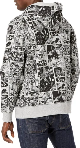 Vista 2 de Amazon Essentials Disney Marvel Star Wars Sudaderas con capucha de forro polar con cremallera completa para hombre - Colores descontinuados