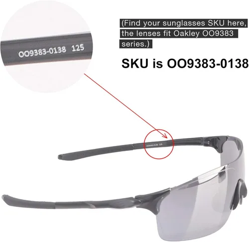 Vista 6 de Walleva - Lentes de repuesto para gafas de sol Oakley EVZero Pitch