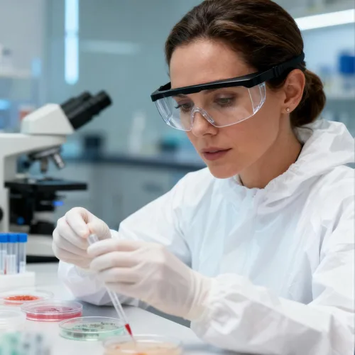 Vista 7 de Lentes de seguridad para gafas de protección y protección contra salpicadura de escombros tipo googles para laboratorio de trabajo